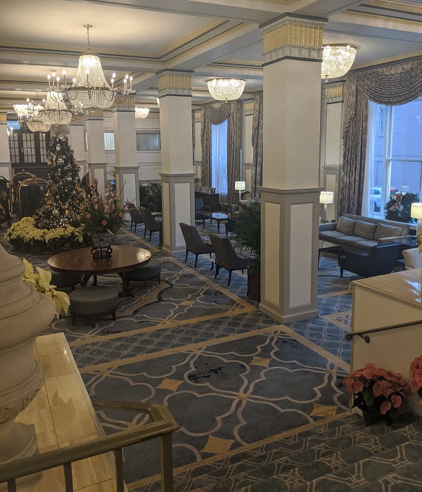 Hotel with Colorful Carpet