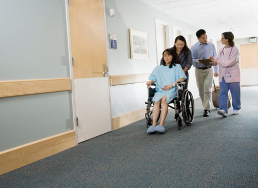 Patient in Wheelchair